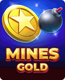 Mines Gold game artwork — gold mine crash title in the IN7 game apk